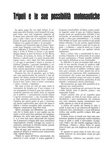 La motonautica italiana rivista ufficiale della reale Federazione italiana motonautica