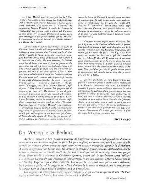 La motonautica italiana rivista ufficiale della reale Federazione italiana motonautica