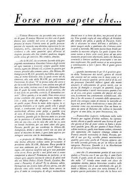 La motonautica italiana rivista ufficiale della reale Federazione italiana motonautica