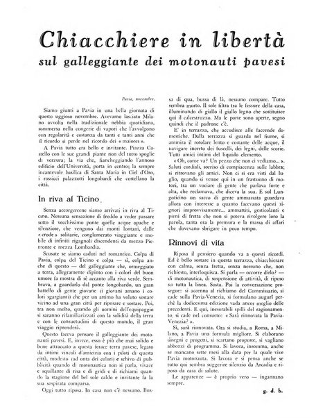 La motonautica italiana rivista ufficiale della reale Federazione italiana motonautica