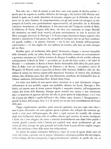 La motonautica italiana rivista ufficiale della reale Federazione italiana motonautica