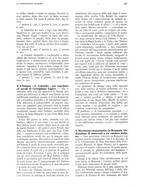 La motonautica italiana rivista ufficiale della reale Federazione italiana motonautica