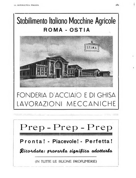 La motonautica italiana rivista ufficiale della reale Federazione italiana motonautica