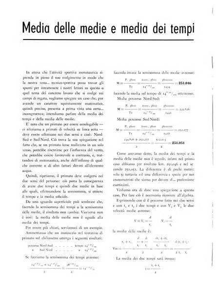 La motonautica italiana rivista ufficiale della reale Federazione italiana motonautica