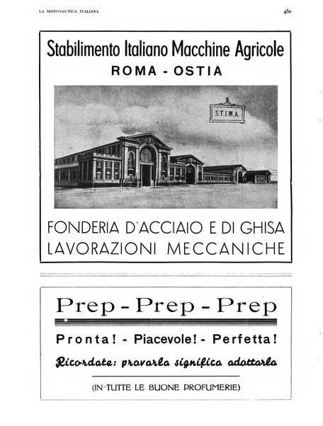 La motonautica italiana rivista ufficiale della reale Federazione italiana motonautica