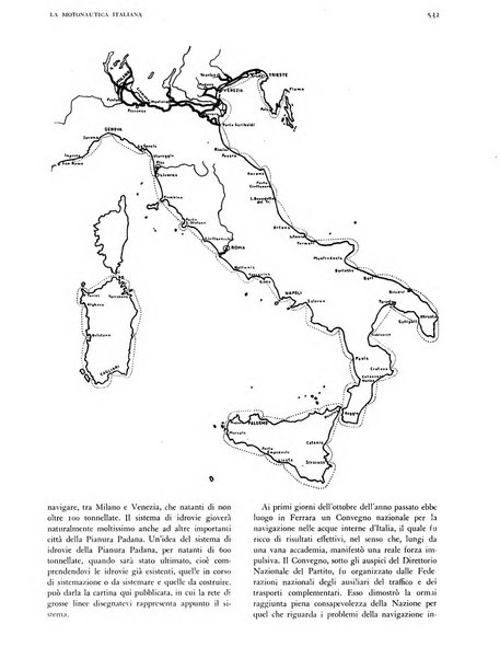 La motonautica italiana rivista ufficiale della reale Federazione italiana motonautica