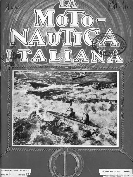 La motonautica italiana rivista ufficiale della reale Federazione italiana motonautica