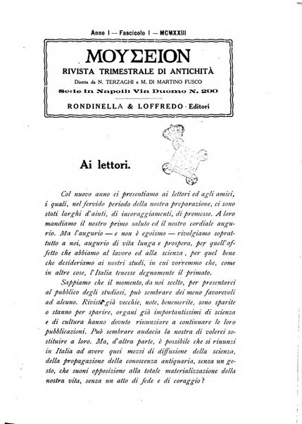 Mouseion rivista trimestrale di antichita