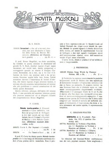 Musica e musicisti rivista illustrata bimestrale