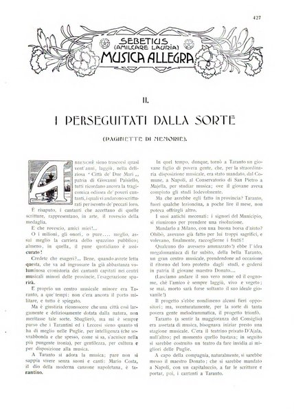 Musica e musicisti rivista illustrata bimestrale