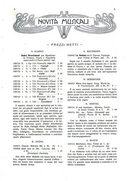 Musica e musicisti rivista illustrata bimestrale