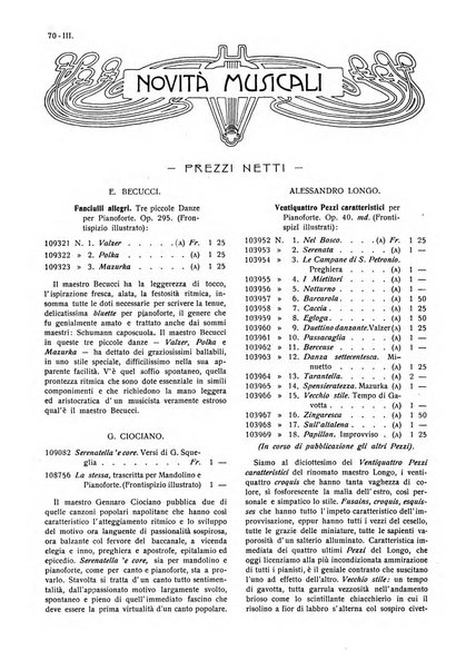 Musica e musicisti rivista illustrata bimestrale