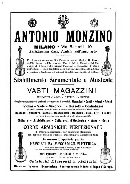 Musica e musicisti rivista illustrata bimestrale