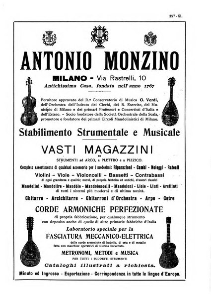 Musica e musicisti rivista illustrata bimestrale