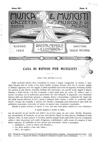 Musica e musicisti rivista illustrata bimestrale