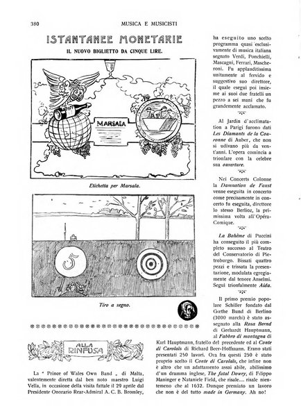 Musica e musicisti rivista illustrata bimestrale