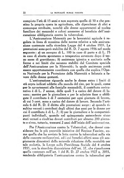 La mutualita rurale fascista rivista mensile della Federazione fascista mutue di malattia per i lavoratori agricoli