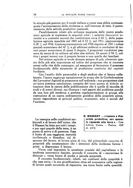 La mutualita rurale fascista rivista mensile della Federazione fascista mutue di malattia per i lavoratori agricoli