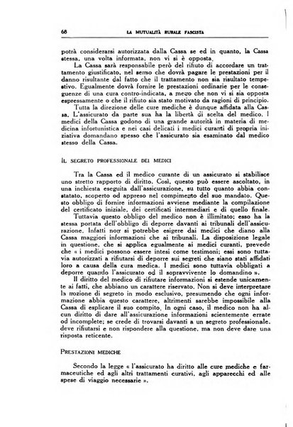 La mutualita rurale fascista rivista mensile della Federazione fascista mutue di malattia per i lavoratori agricoli