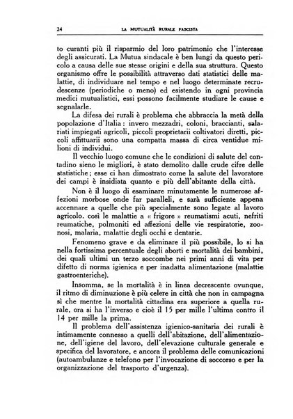 La mutualita rurale fascista rivista mensile della Federazione fascista mutue di malattia per i lavoratori agricoli