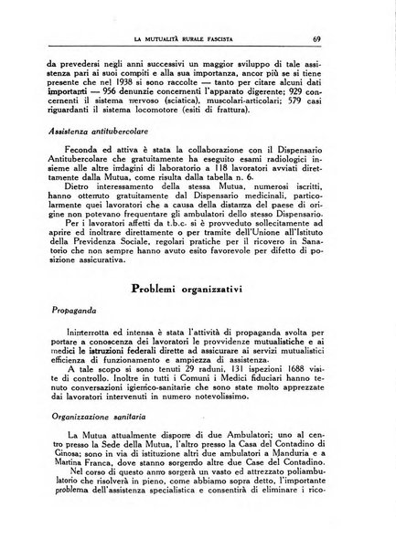 La mutualita rurale fascista rivista mensile della Federazione fascista mutue di malattia per i lavoratori agricoli