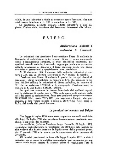 La mutualita rurale fascista rivista mensile della Federazione fascista mutue di malattia per i lavoratori agricoli