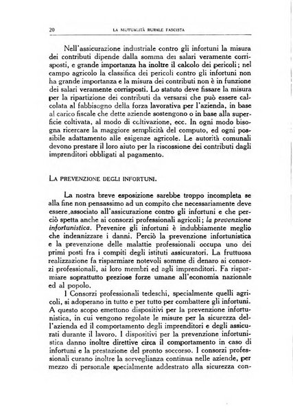 La mutualita rurale fascista rivista mensile della Federazione fascista mutue di malattia per i lavoratori agricoli