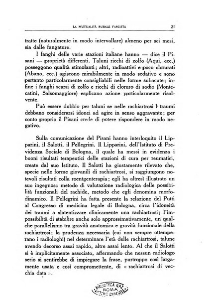 La mutualita rurale fascista rivista mensile della Federazione fascista mutue di malattia per i lavoratori agricoli