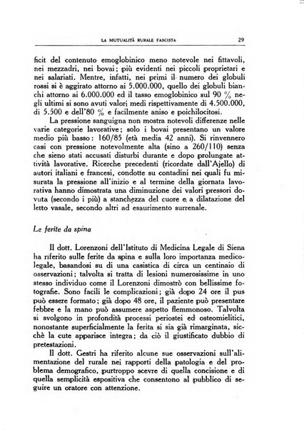 La mutualita rurale fascista rivista mensile della Federazione fascista mutue di malattia per i lavoratori agricoli