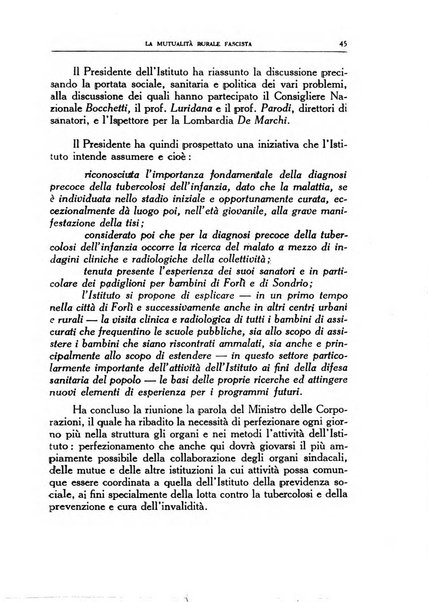 La mutualita rurale fascista rivista mensile della Federazione fascista mutue di malattia per i lavoratori agricoli