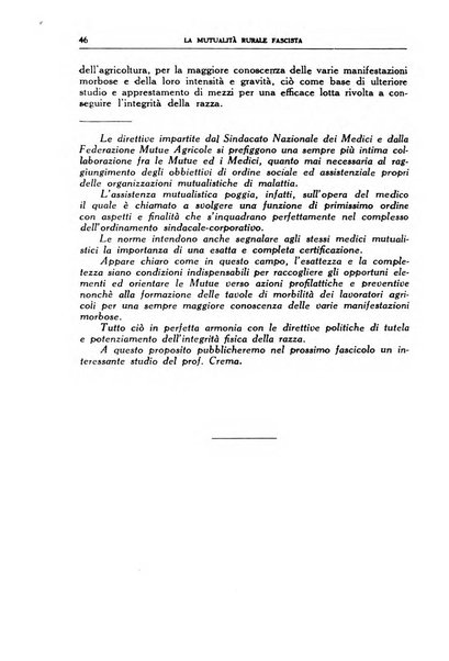 La mutualita rurale fascista rivista mensile della Federazione fascista mutue di malattia per i lavoratori agricoli