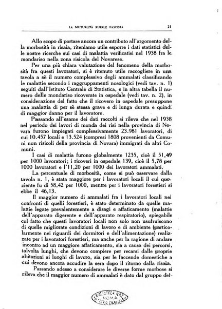 La mutualita rurale fascista rivista mensile della Federazione fascista mutue di malattia per i lavoratori agricoli