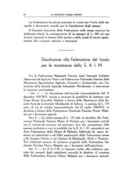 La mutualita rurale fascista rivista mensile della Federazione fascista mutue di malattia per i lavoratori agricoli