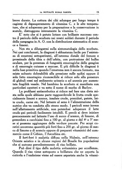 La mutualita rurale fascista rivista mensile della Federazione fascista mutue di malattia per i lavoratori agricoli