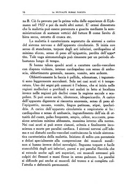 La mutualita rurale fascista rivista mensile della Federazione fascista mutue di malattia per i lavoratori agricoli