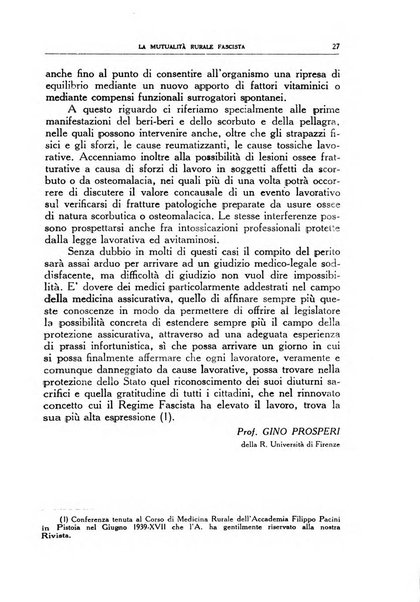 La mutualita rurale fascista rivista mensile della Federazione fascista mutue di malattia per i lavoratori agricoli