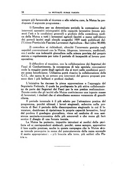 La mutualita rurale fascista rivista mensile della Federazione fascista mutue di malattia per i lavoratori agricoli