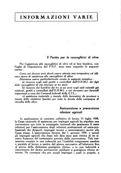 La mutualita rurale fascista rivista mensile della Federazione fascista mutue di malattia per i lavoratori agricoli