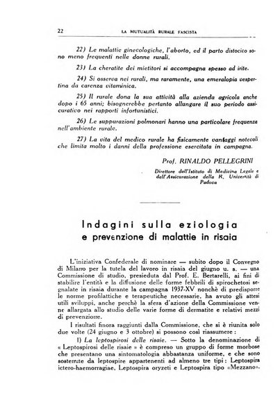 La mutualita rurale fascista rivista mensile della Federazione fascista mutue di malattia per i lavoratori agricoli