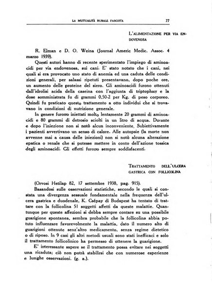 La mutualita rurale fascista rivista mensile della Federazione fascista mutue di malattia per i lavoratori agricoli