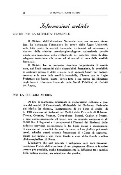 La mutualita rurale fascista rivista mensile della Federazione fascista mutue di malattia per i lavoratori agricoli