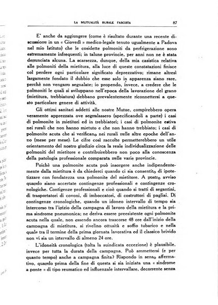 La mutualita rurale fascista rivista mensile della Federazione fascista mutue di malattia per i lavoratori agricoli