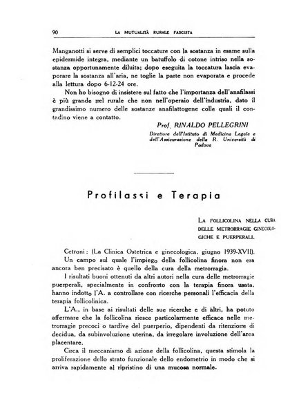 La mutualita rurale fascista rivista mensile della Federazione fascista mutue di malattia per i lavoratori agricoli