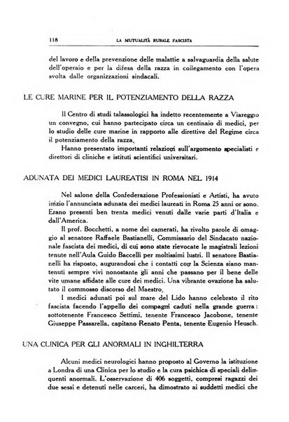 La mutualita rurale fascista rivista mensile della Federazione fascista mutue di malattia per i lavoratori agricoli