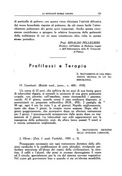 La mutualita rurale fascista rivista mensile della Federazione fascista mutue di malattia per i lavoratori agricoli