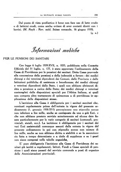 La mutualita rurale fascista rivista mensile della Federazione fascista mutue di malattia per i lavoratori agricoli