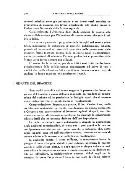 La mutualita rurale fascista rivista mensile della Federazione fascista mutue di malattia per i lavoratori agricoli