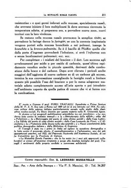 La mutualita rurale fascista rivista mensile della Federazione fascista mutue di malattia per i lavoratori agricoli