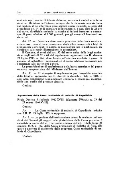 La mutualita rurale fascista rivista mensile della Federazione fascista mutue di malattia per i lavoratori agricoli