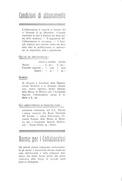 La mutualita rurale fascista rivista mensile della Federazione fascista mutue di malattia per i lavoratori agricoli